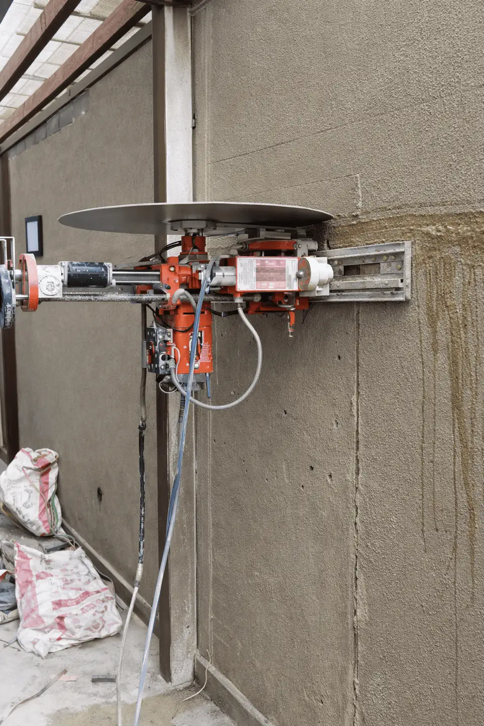 قص بشفرة كبيرة لفتحة سلم أو مصعد - فتحات السلالم