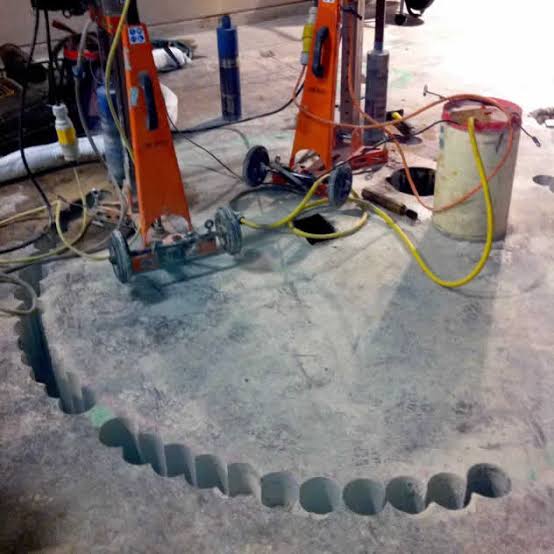 تجهيز فتحة أرضية كبيرة بمعدات متعددة - الفتحات الكبيرة