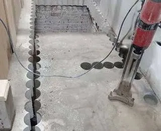 تجهيز خط ثقوب لفتحة مستطيلة